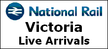 Live !! Arrivals timetable- London Victoria Station