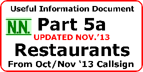Nash's Numbers UID Restaurants. Updated July 2007