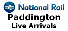 Live !! Arrivals timetable- London Paddington Station